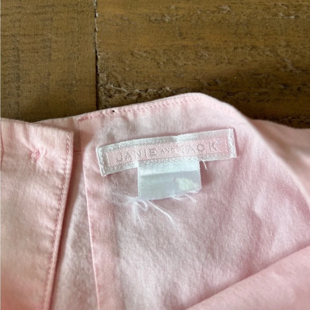 Janie and jack pink pleated dress